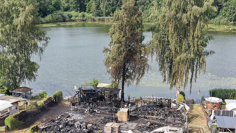 Brand auf Campingplatz Brand auf Campingplatz