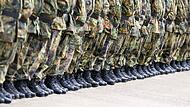Soldaten beim Appell