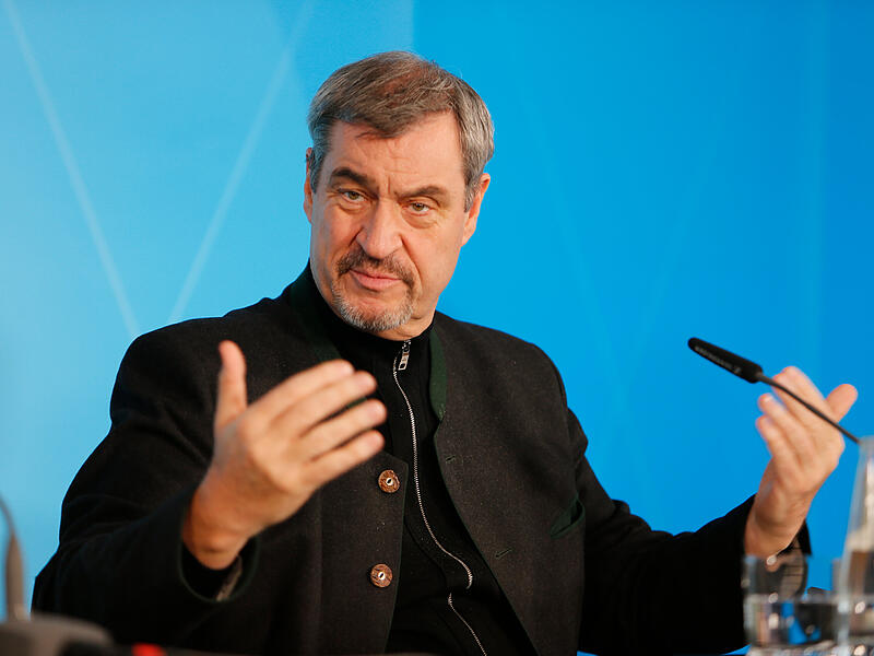 Markus Söder in BambergPK Kabinett Markus Söder in BambergPK Kabinett