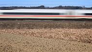 ICE auf Bahnstrecke Augsburg-Ulm ICE auf Bahnstrecke Augsburg-Ulm