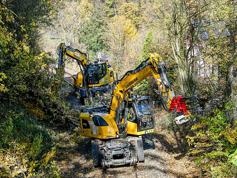 Bis zu 150 Arbeiter sind derzeit täglich an den Gleisen zwischen Bad Kissingen und Gemünden im Einsatz. Bis zu 150 Arbeiter sind derzeit täglich an den Gleisen zwischen Bad Kissingen und Gemünden im Einsatz.