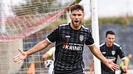 Shaban Rugovaj traf 21 Mal in 49 Bayernliga-Spielen für den FC Sand. Künftig jubelt der 25-Jährige in der Landesliga.