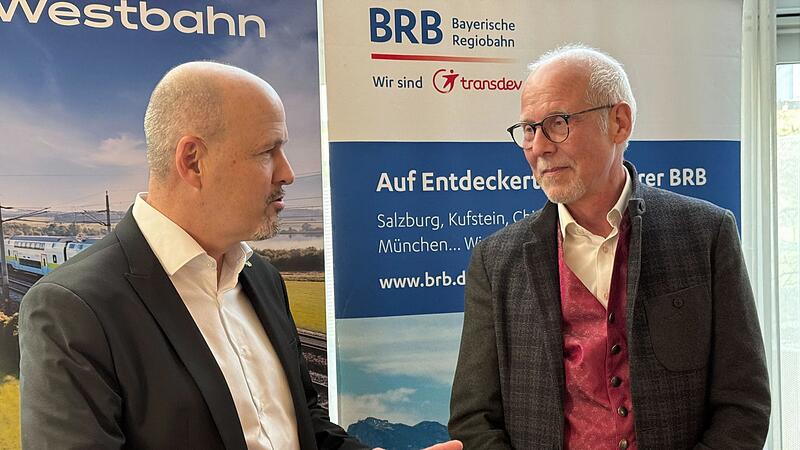 Die Gesch&auml;ftsf&uuml;hrer der Westbahn und der Bayerischen Regiobahn