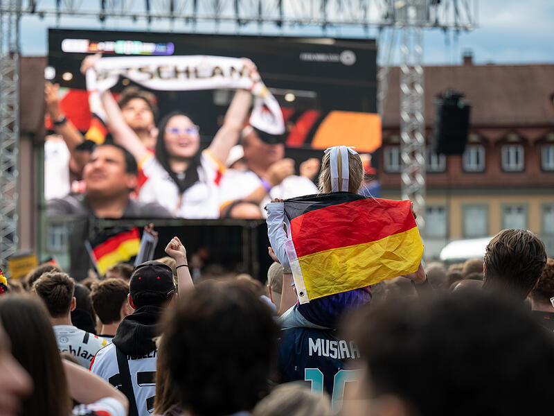 Radio Bamberg WM-Fanmeile auf dem Maxplatz