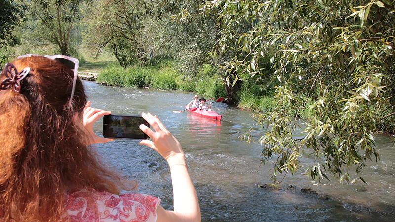 Wandern, Radeln und Kanu-Fahren zählen zu den Stärken der Region „Frankens Saalestück“.