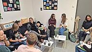 Alle sechs Wochen trifft sich das Team der Jugendsozialarbeit zum Austausch.