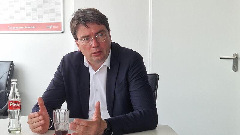 Florian von Brunn im Gespr&auml;ch mit den Redakteuren Alexander M&uuml;ller und Marco Mei&szlig;ner