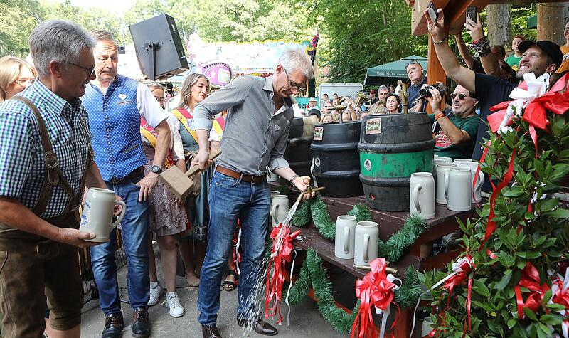Fo; Annafest Bieranstich; Foto: Barbara HerbstForchheim & Fränkische Schweiz