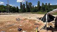 Die archäologischen Arbeiten auf dem Baufeld in Forchheim-West erfolgten im Sommer.Forchheim & Fränkische Schweiz