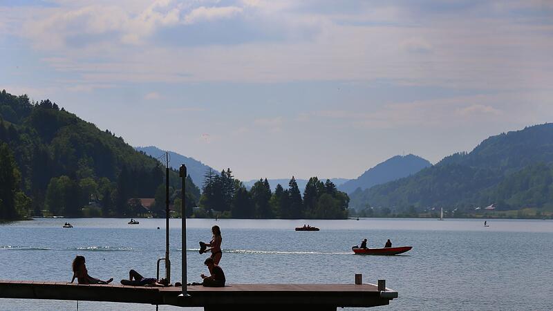 Sonnenbad am gro&szlig;en Alpsee