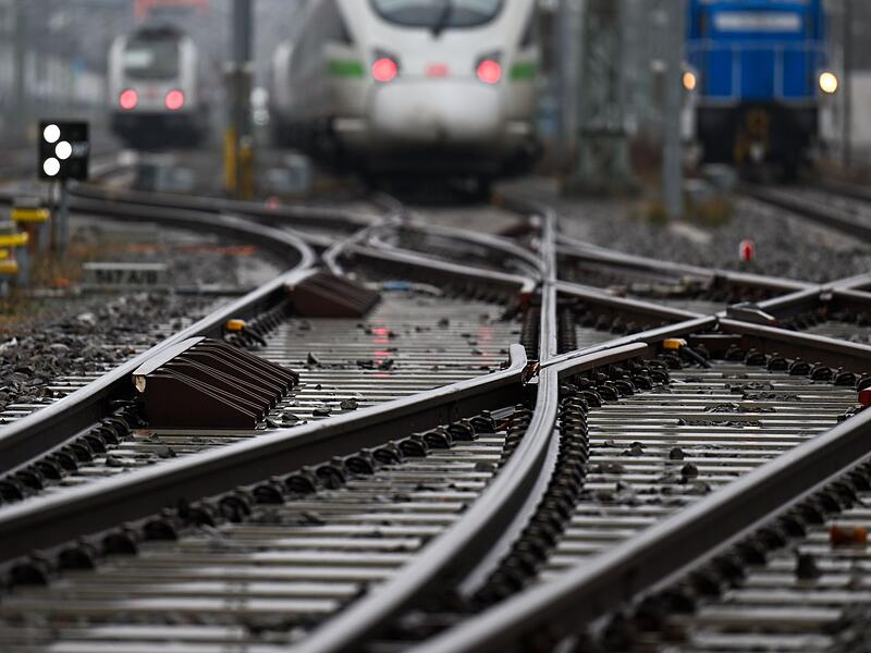 Schienen der Deutschen Bahn