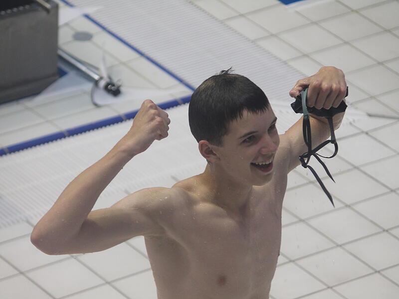 Schwimmer Raphael Erhard durfte sich über Bronze bei der Mehrkampf-DM im Rettungssport freuen.