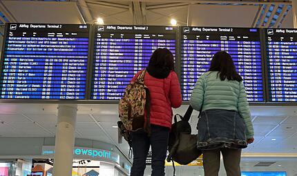 Pilotenstreik bei der Lufthansa - M&uuml;nchen