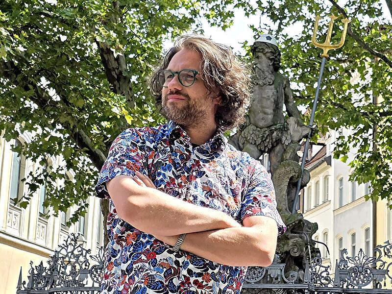 Florian Herrnleben am Gabelmann Florian Herrnleben am Gabelmann