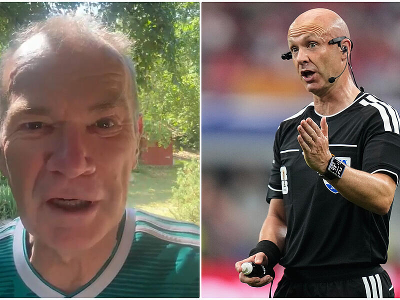 Anthony Taylor und andere WM-Schiedsrichter sind mittlerweile vollumfänglich ausgestattet. Darüber spricht Kabarettist Fredi Breunig (rechts) in der aktuellen Folge seiner WM-Kolumne. Anthony Taylor und andere WM-Schiedsrichter sind mittlerweile vollumfänglich ausgestattet. Darüber spricht Kabarettist Fredi Breunig (rechts) in der aktuellen Folge seiner WM-Kolumne.
