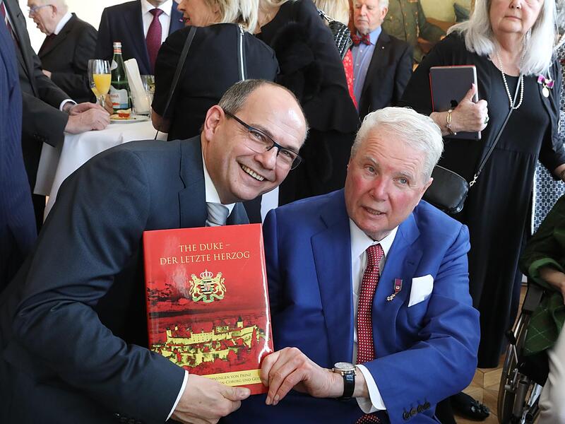 So feierte Andreas Prinz von Sachsen-Coburg und Gotha 2018 seinen 75. Geburtstag. So feierte Andreas Prinz von Sachsen-Coburg und Gotha 2018 seinen 75. Geburtstag.