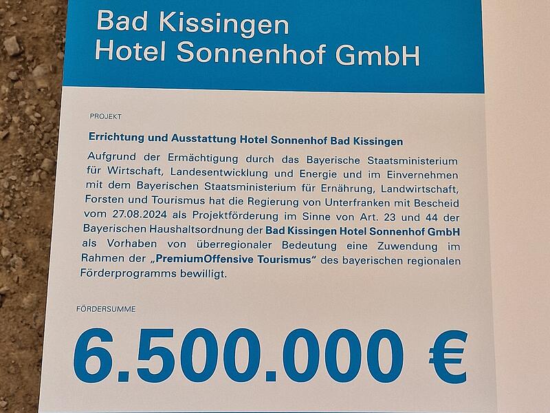 6,5 Millionen Euro gibt der Freistaat Bayern für das Hotel Sonnenhof in Bad Kissingen. 6,5 Millionen Euro gibt der Freistaat Bayern für das Hotel Sonnenhof in Bad Kissingen.