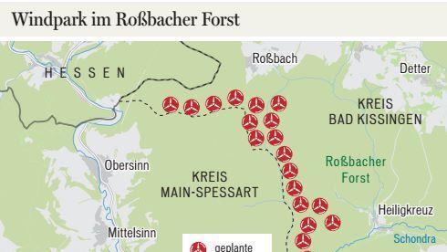 Im Ro&szlig;bacher Forst planen Projektentwickler einen Windpark.
