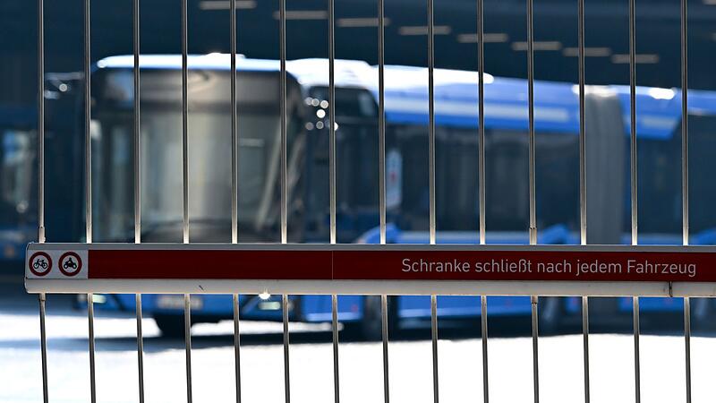 Warnstreiks im &ouml;ffentlichen Nahverkehr - M&uuml;nchen