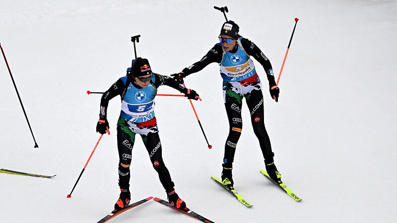 Rebecca Passler und Dorothea Wierer Rebecca Passler und Dorothea Wierer