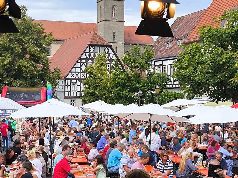 Stadtfest Münnerstadt Anger Das Herz des Stadtfestes schlägt am Anger.