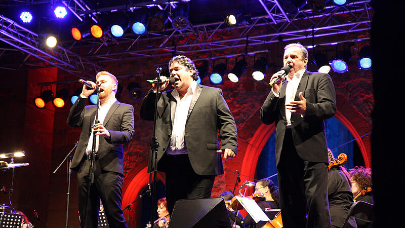 Die Nacht der Tenöre Ankündigungsbild. Die Nacht der Tenöre in Bad Dürkheim 2018.