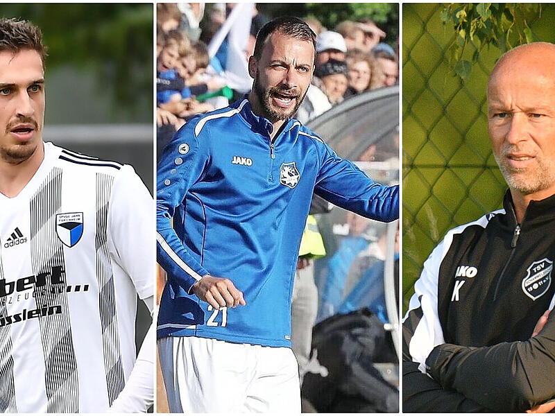 Haben viel vor in dieser Bezirksliga-Saison: Mathias Rupp (FC Oberhaid), Daniel Sch&auml;ffler (TSV Hirschaid) und Fabian Kemmer (TSV Schammelsdorf).