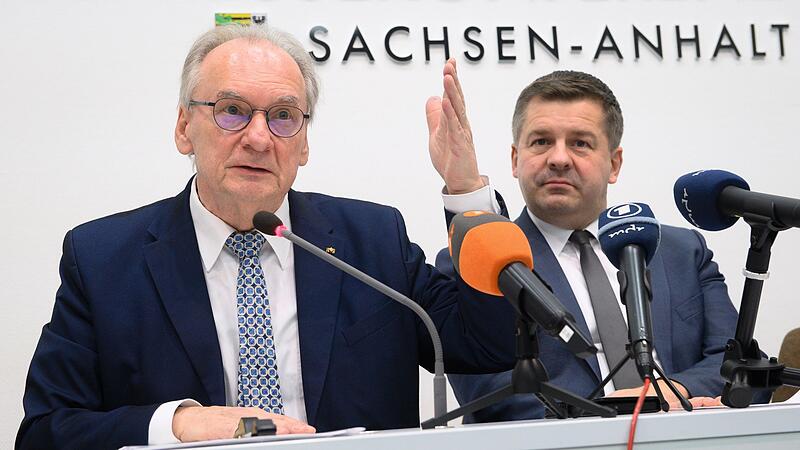 Kabinetts-Pressekonferenz in Sachsen-Anhalt