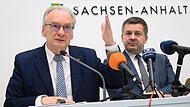 Kabinetts-Pressekonferenz in Sachsen-Anhalt
