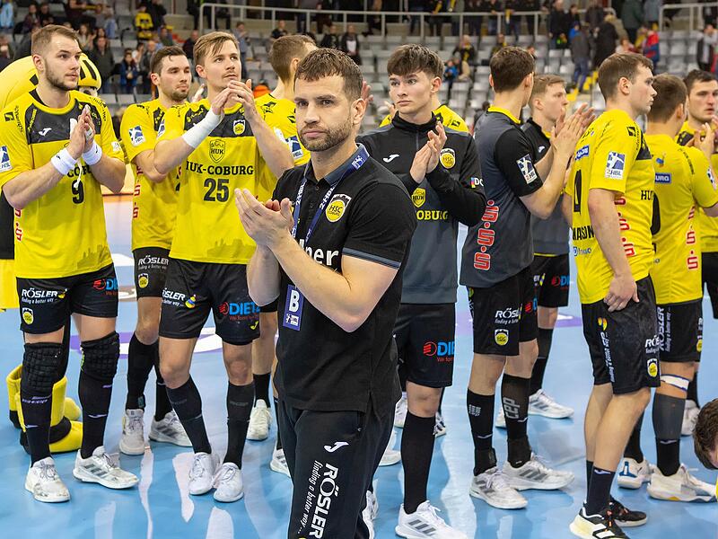 Brian Ankersen (vorne) verlängerte kürzlich seinen Vertrag beim HSC Coburg. Nun wurde er entlassen. Brian Ankersen (vorne) verlängerte kürzlich seinen Vertrag beim HSC Coburg. Nun wurde er entlassen.