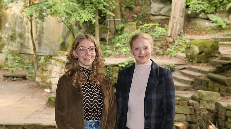 Die beiden Theaterpädagoginnen Fenja Grießhammer (rechts) und Kira Söllner werden sich zunächst in den nächsten zwei Jahren um den Schauspieler-Nachwuchs auf dem Wehlitzer Berg kümmern.