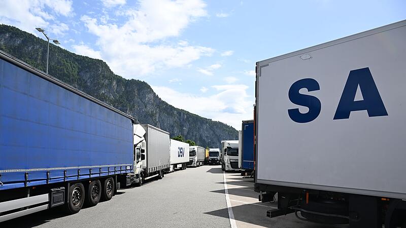 Demo auf Brennerautobahn - Deutschland