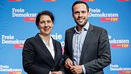 Bayerns FDP-Spitze Hessel und Hagen
