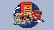 Wie werden Textilien entsorgt? Gut erhaltene, intakte und tragbare Textilien geh&ouml;ren in den Altkleidercontainer. Alles Weitere geh&ouml;rt auch in Zukunft in den Restm&uuml;ll.