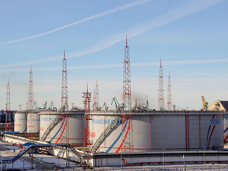 Ölterminal in Russland Ölterminal in Russland