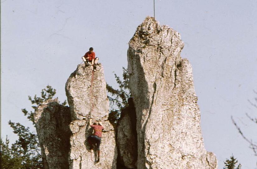 Die Drei Zinnnen sind ein Wahrzeichen der Fränkischen Schweiz. In der Nähe könnte ein Funkmasten entstehen.Forchheim & Fränkische Schweiz