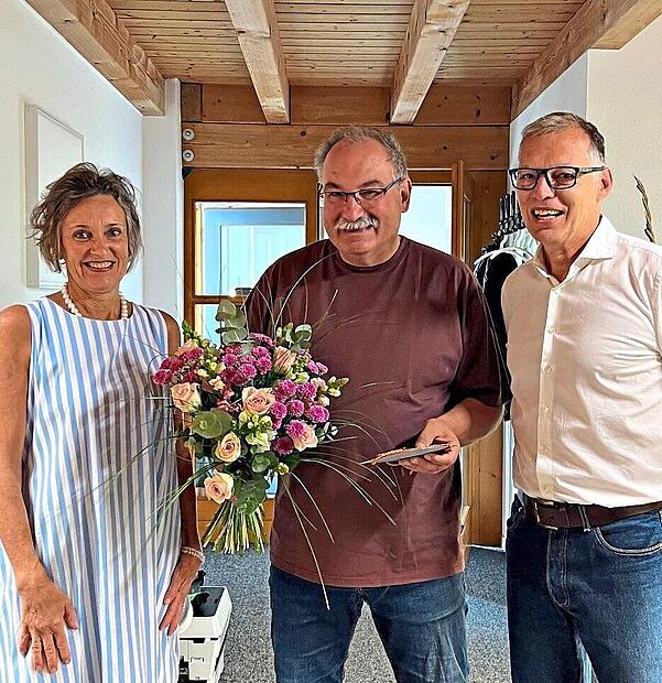 Unser Bild zeigt (von links) Charlotte Richter, Hubert Statt und Stefan Richter. Patrick Lieb
