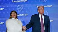 US-Pr&auml;sident Trump und Rapperin Nicki Minaj