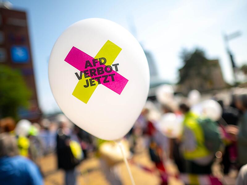 Protest für AfD-Verbot Protest für AfD-Verbot