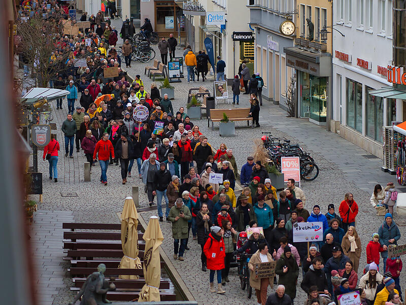 Demo f&uuml;r Demokratie in ForchheimDemo f&uuml;r Demokratie in Forchheim