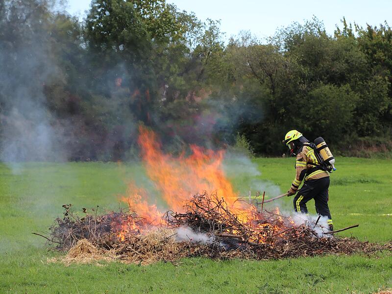 Feuerwehr Sonnefeld Übung