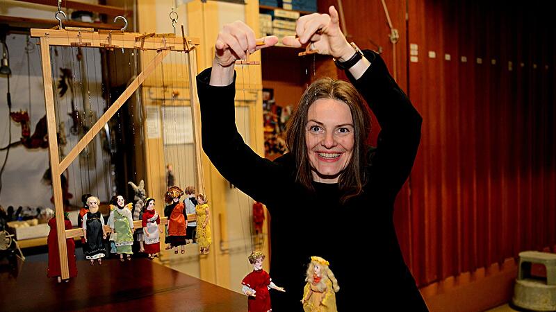 Marta Famula leitet das Marionettentheater in Bamberg.