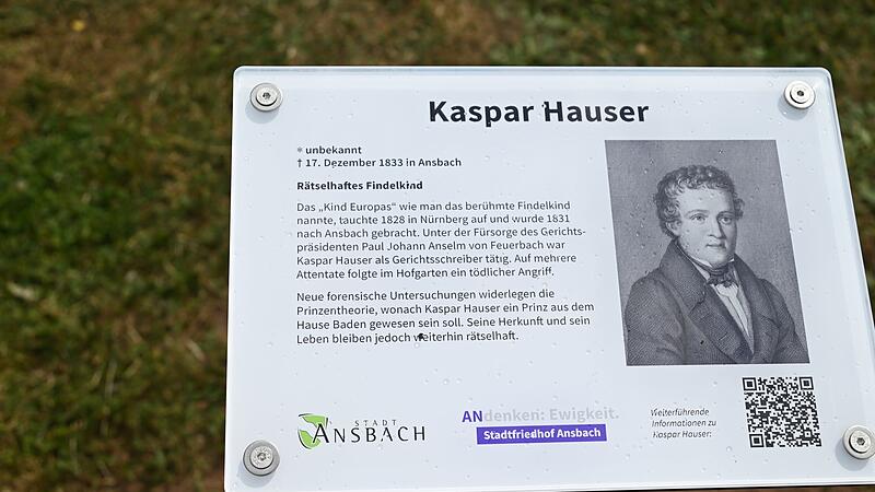 Infotafel zu Kaspar Hauser
