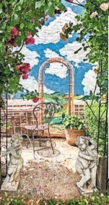 Im „Zaubergarten“ werden viele neue Bilder gezeigt und es ist Livemusik zu erleben.