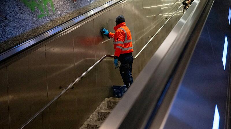 Reinigung von Grafitti