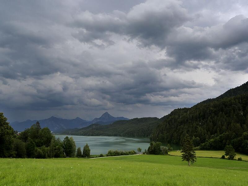 Aufziehendes Gewitter