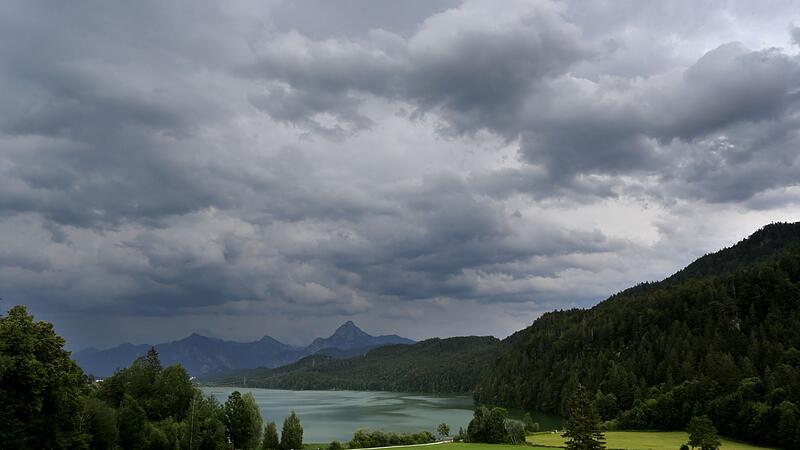 Aufziehendes Gewitter