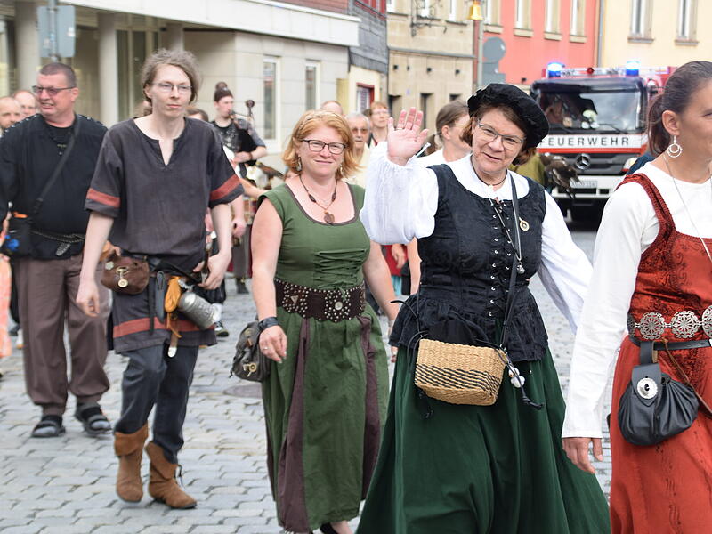 Umzug Historisches Stadtspektakel in Kronach 2025Umzug Historisches Stadtspektakel in Kronach 2025