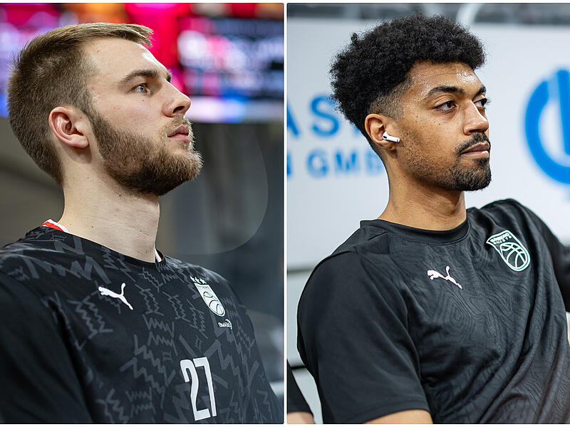 Moritz Krimmer (links) und Ibi Watson werden die BMA365 Bamberg Baskets im Sommer wohl verlassen.