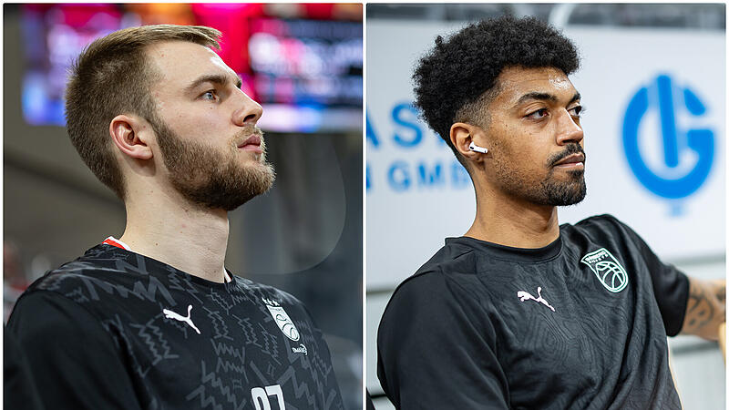 Moritz Krimmer (links) und Ibi Watson werden die BMA365 Bamberg Baskets im Sommer wohl verlassen.